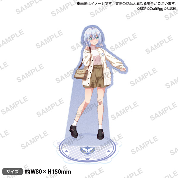 Bang Dream Girls Band Party Glitter Acrylic Stand Wego Ver Mashiro