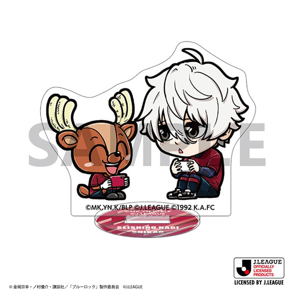 Blue Lock x J – League Mini Acrylic Stand – Seishiro & Kashima Antlers