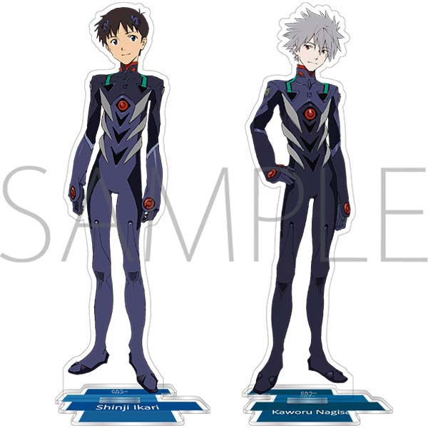 Evangelion New Movie Acrylic Stand Set – Shinji & Kaworu Suit ver.