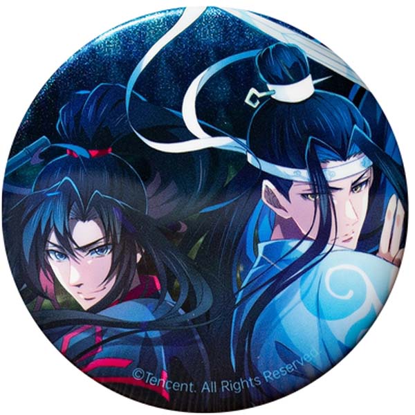 Grandmaster of Demonic Cultivation Final Season Series Can Badge – Wei Wuxian & Lan Wangji Blue ver.