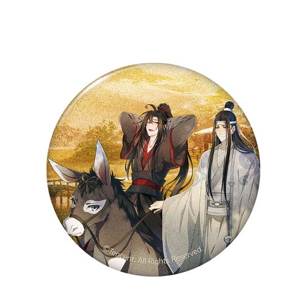 Grandmaster of Demonic Cultivation Final Season Series Can Badge – Wei Wuxian & Lan Wangji Yellow ver.