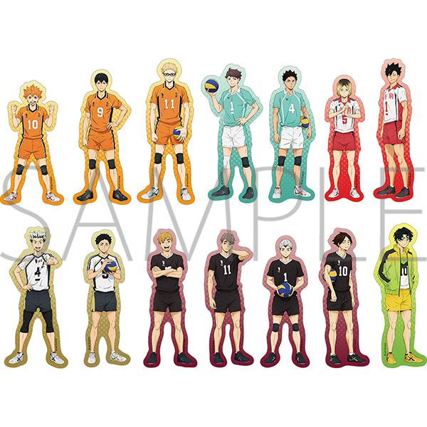 Haikyu TO THE TOP Die-cut Sheet Collection