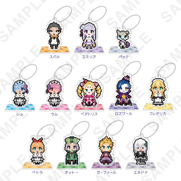 Re:Zero Starting Life in Another World Puchibitto Trading Acrylic Keyholder with Stand – 2nd Season Ver.