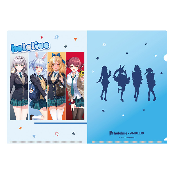 hololive 3 x ANIPLUS Clear File Uniform ver. – Gen 3