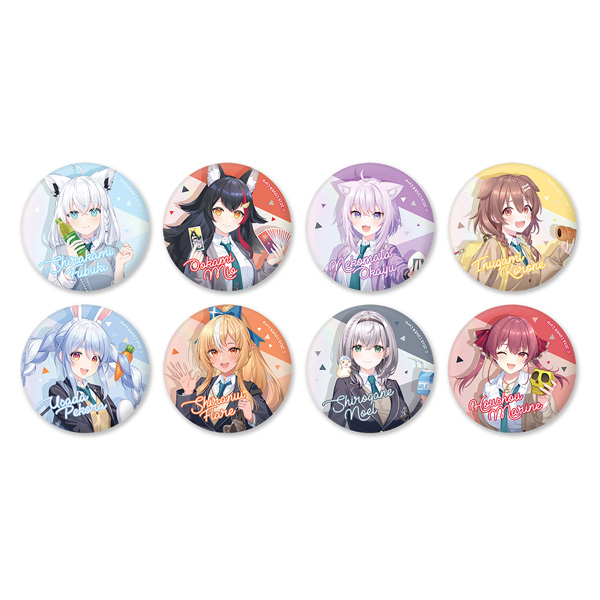 hololive 3 x ANIPLUS Trading Can Badge Uniform ver.